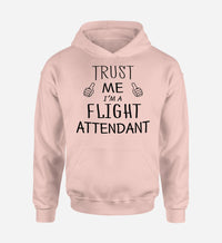 Thumbnail for Trust Me I'm a Flight Attendant Designed Hoodies