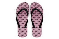 Thumbnail for Boeing 717 & Text Designed Slippers (Flip Flops)