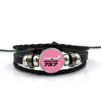 Thumbnail for The Boeing 757 Designed Leather Bracelets