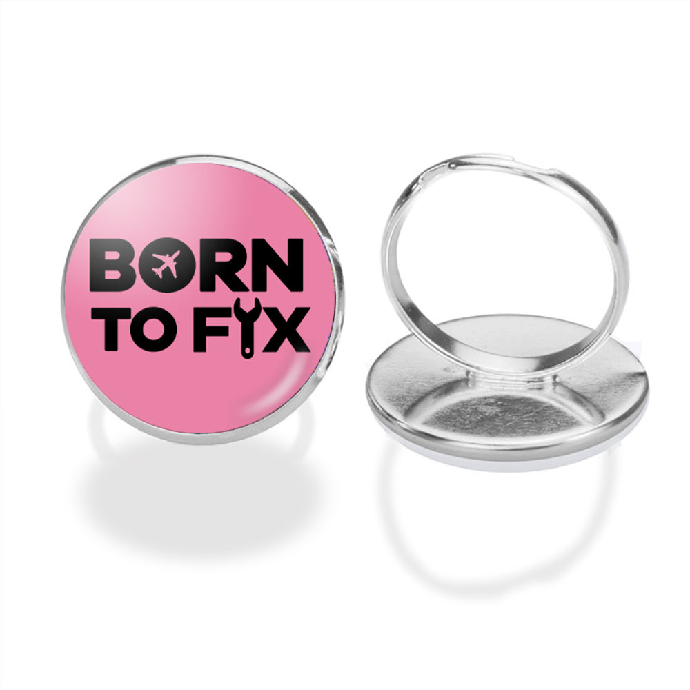 Born To Fix Airplanes Designed Rings
