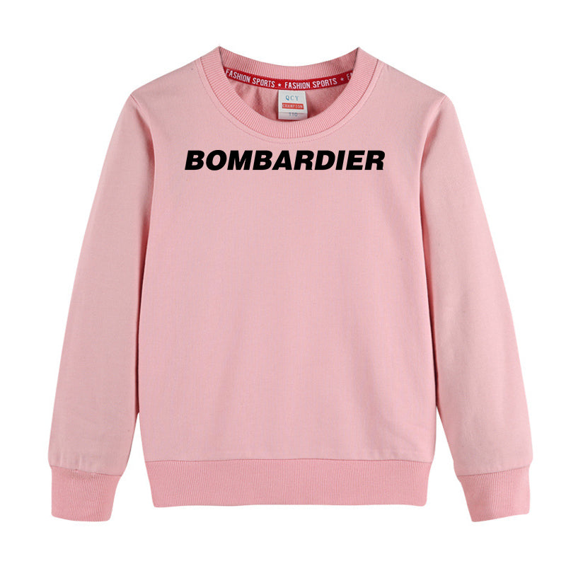 Bombardier & Text Designed "CHILDREN" Sweatshirts