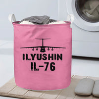 Thumbnail for ILyushin IL-76 & Plane Designed Laundry Baskets