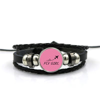 Thumbnail for Just Fly It & Fly Girl Designed Leather Bracelets