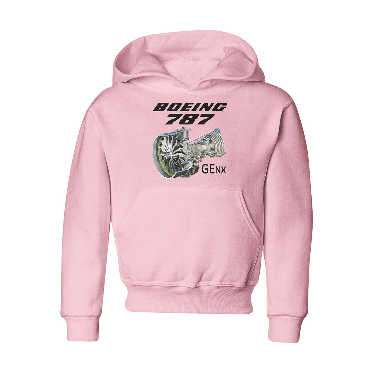 Boeing 787 & GENX Engine Designed "CHILDREN" Hoodies