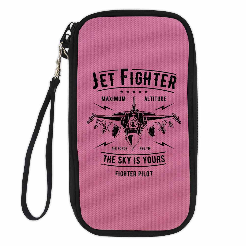 Jet Fighter - The Sky is Yours Designed Travel Cases & Wallets