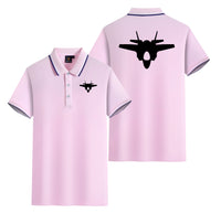 Thumbnail for Fighter Jet 35 Silhouette Designed Stylish Polo T-Shirts (Double-Side)