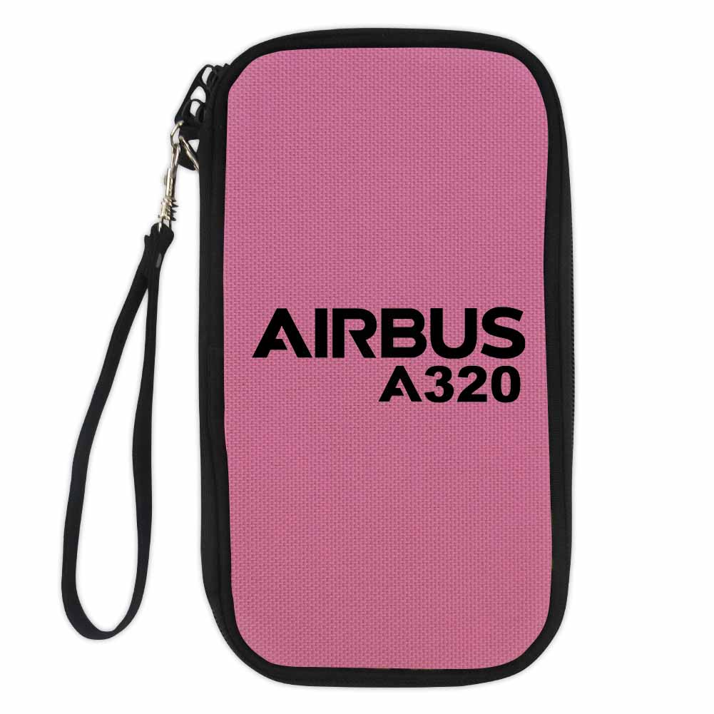 Airbus A320 & Text Designed Travel Cases & Wallets