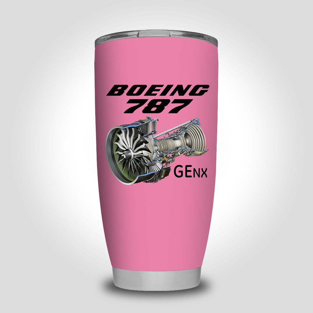 Boeing 787 & GENX Engine Designed Tumbler Travel Mugs