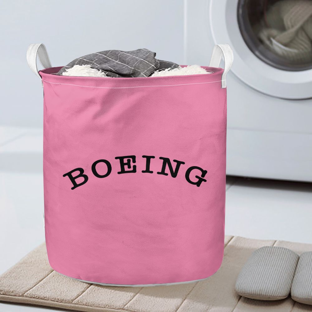 Special BOEING Text Designed Laundry Baskets