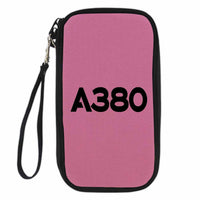 Thumbnail for A380 Flat Text Designed Travel Cases & Wallets