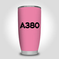 Thumbnail for A380 Flat Text Designed Tumbler Travel Mugs