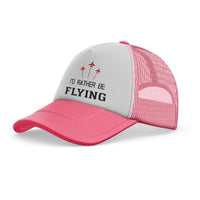 Thumbnail for I'D Rather Be Flying Designed Trucker Caps & Hats
