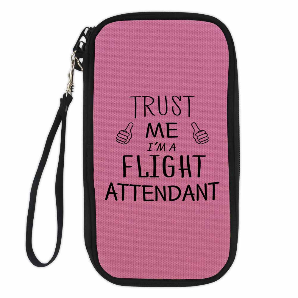 Trust Me I'm a Flight Attendant Designed Travel Cases & Wallets