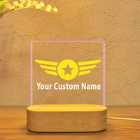 Thumbnail for Custom Name (Badge 4) Designed Night Lamp