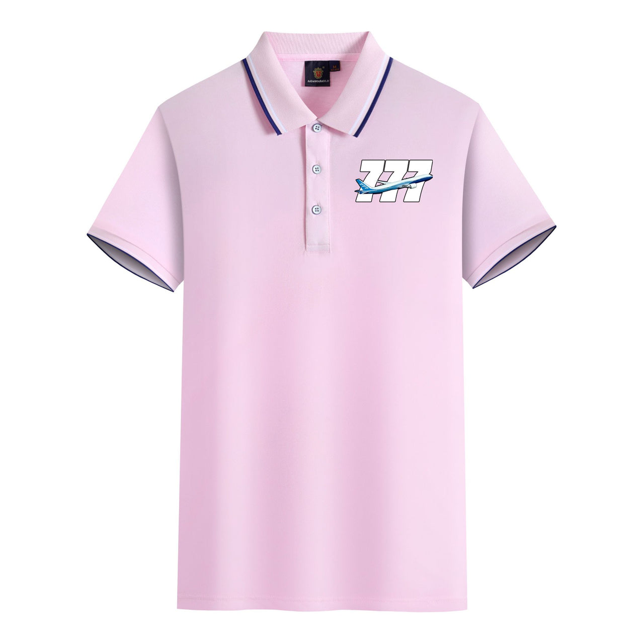 Super Boeing 777 Designed Stylish Polo T-Shirts