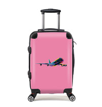 Thumbnail for Multicolor Airplane Designed Cabin Size Luggages