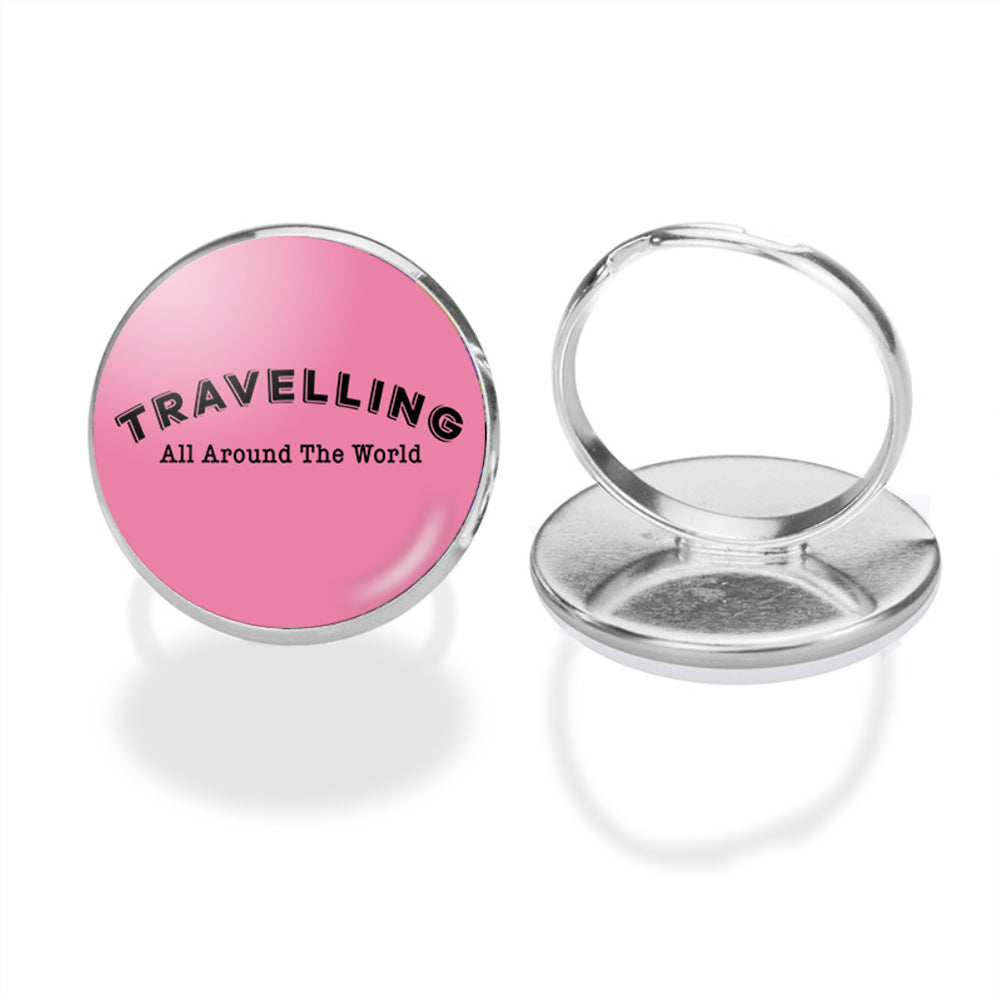 Travelling All Around The World Designed Rings