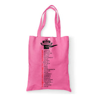 Thumbnail for Aviation Alphabet Designed Tote Bags