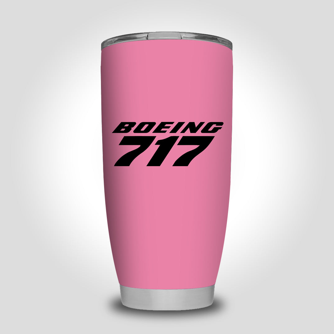 Boeing 717 & Text Designed Tumbler Travel Mugs