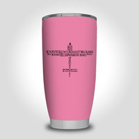 Thumbnail for Propeller Shape Aviation Alphabet Designed Tumbler Travel Mugs