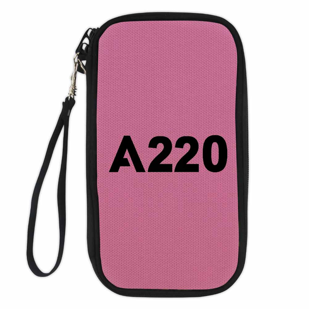 A220 Flat Text Designed Travel Cases & Wallets