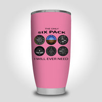 Thumbnail for The Only Six Pack I Will Ever Need Designed Tumbler Travel Mugs