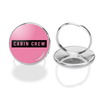 Thumbnail for Cabin Crew Text Designed Rings