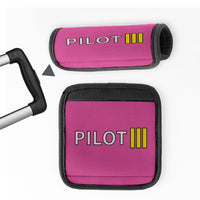 Thumbnail for Pilot & Stripes (3 Lines) Designed Neoprene Luggage Handle Covers