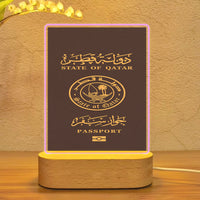 Thumbnail for Qatar Passport Designed Night Lamp