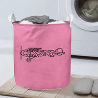 Thumbnail for Special Cessna Text Designed Laundry Baskets