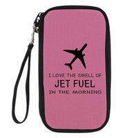 Thumbnail for I Love The Smell Of Jet Fuel In The Morning Designed Travel Cases & Wallets