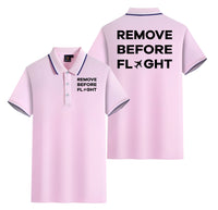 Thumbnail for Remove Before Flight Designed Stylish Polo T-Shirts (Double-Side)