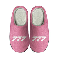 Thumbnail for 777 Flat Text Designed Cotton Slippers