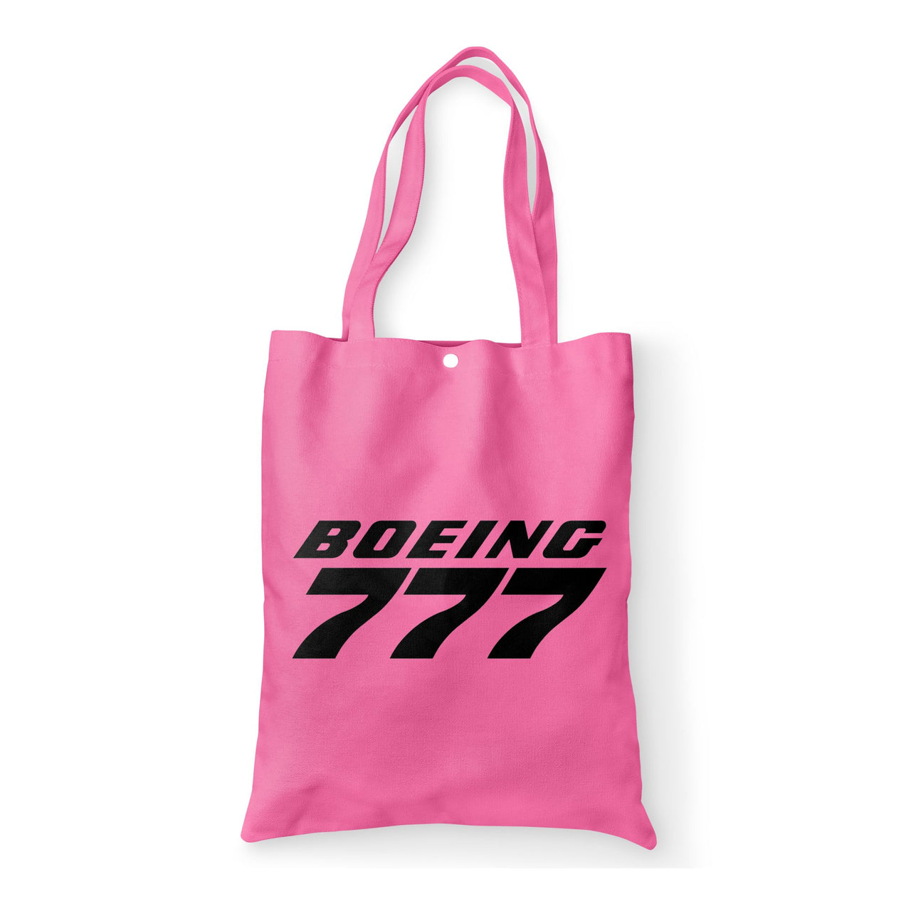 Boeing 777 & Text Designed Tote Bags