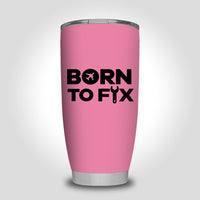 Thumbnail for Born To Fix Airplanes Designed Tumbler Travel Mugs