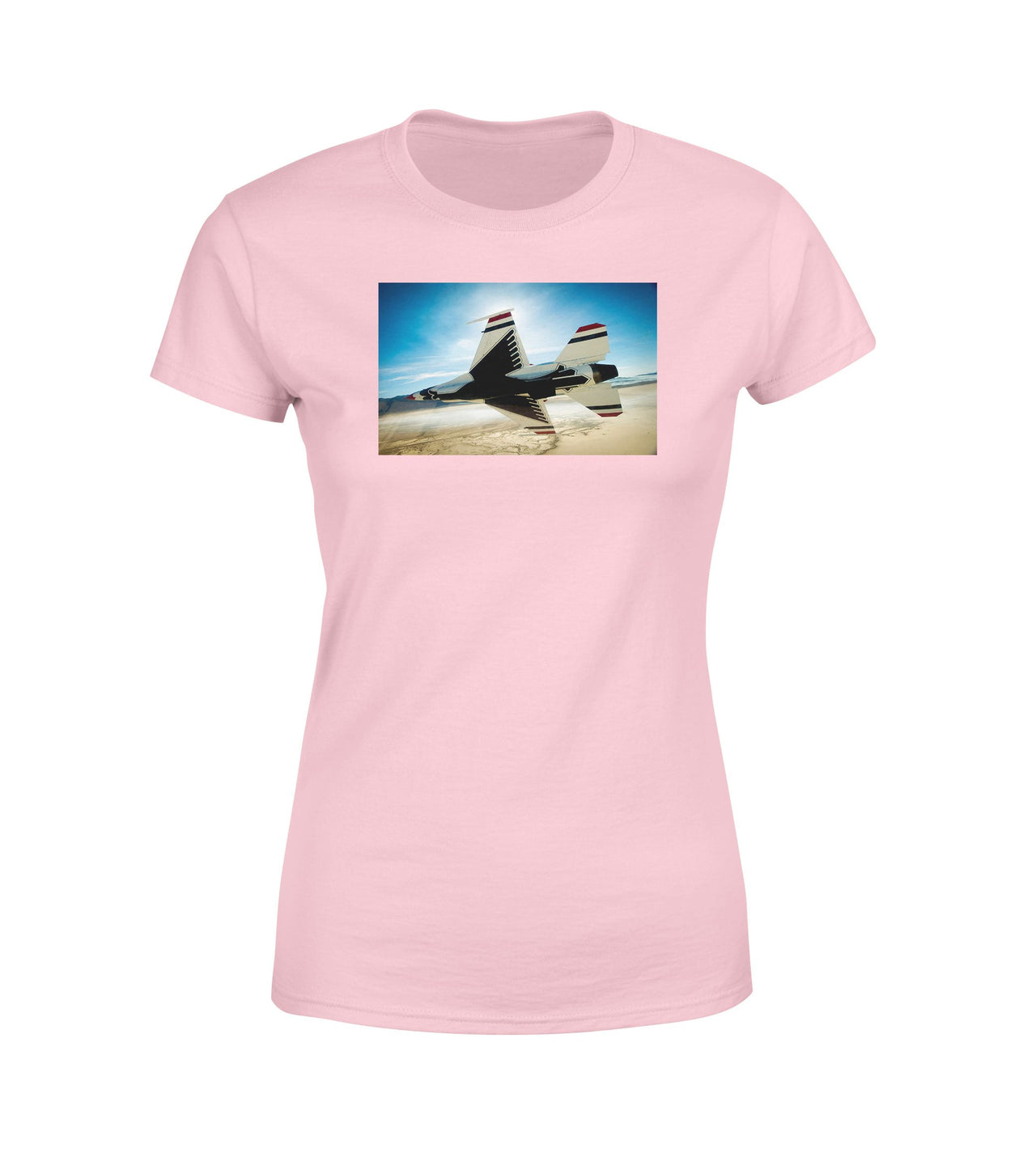 Turning Right Fighter Jet 16 Designed Women T-Shirts