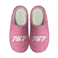 Thumbnail for 767 Flat Text Designed Cotton Slippers