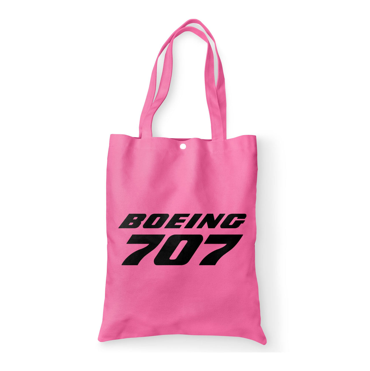 Boeing 707 & Text Designed Tote Bags