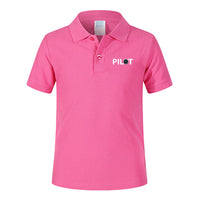 Thumbnail for Pilot & Jet Engine Designed Children Polo T-Shirts