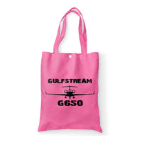 Thumbnail for Gulfstream G650 & Plane Designed Tote Bags