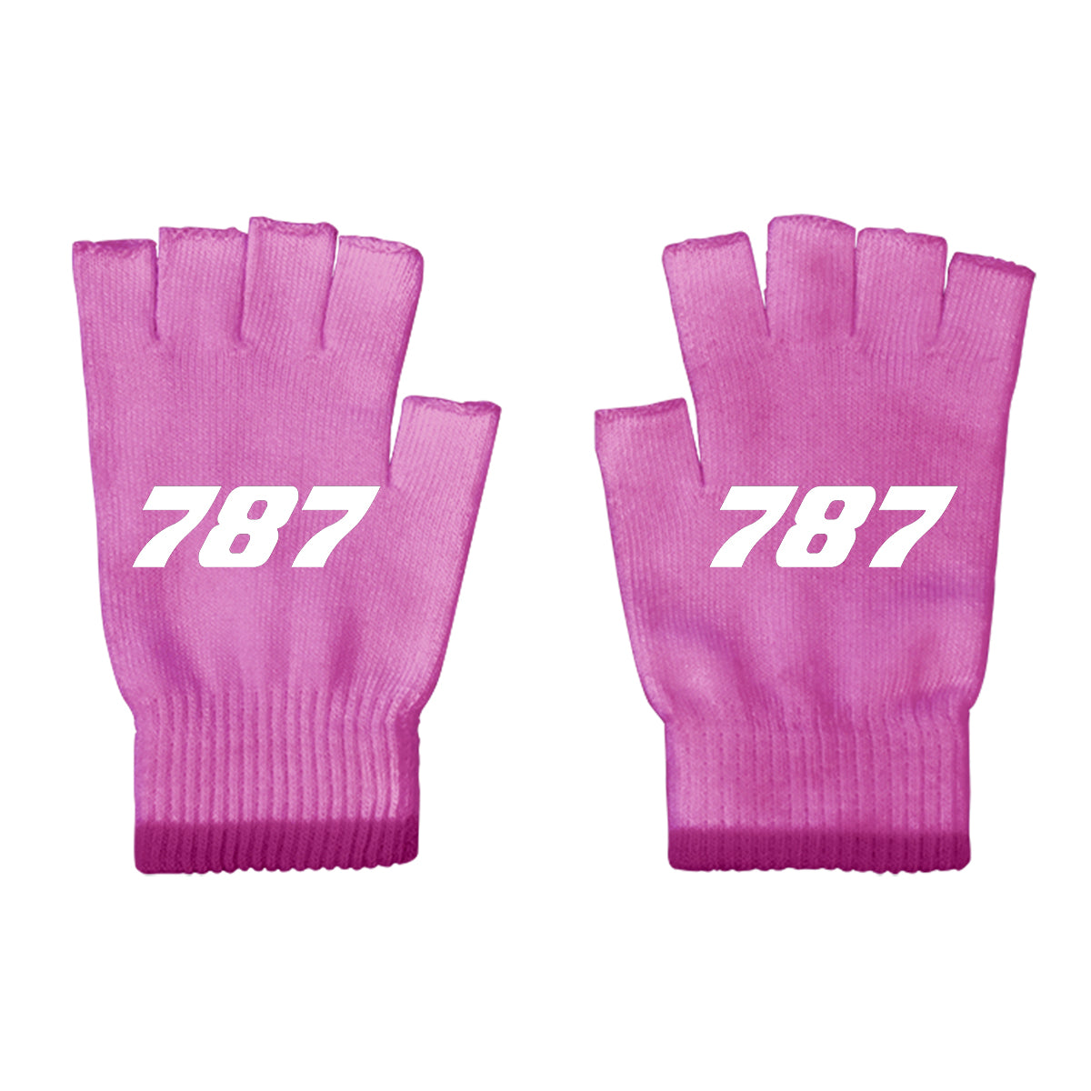 787 Flat Text Designed Cut Gloves