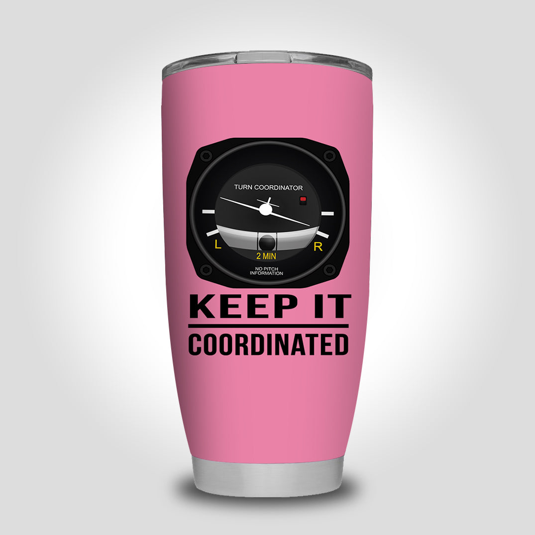 Keep It Coordinated Designed Tumbler Travel Mugs