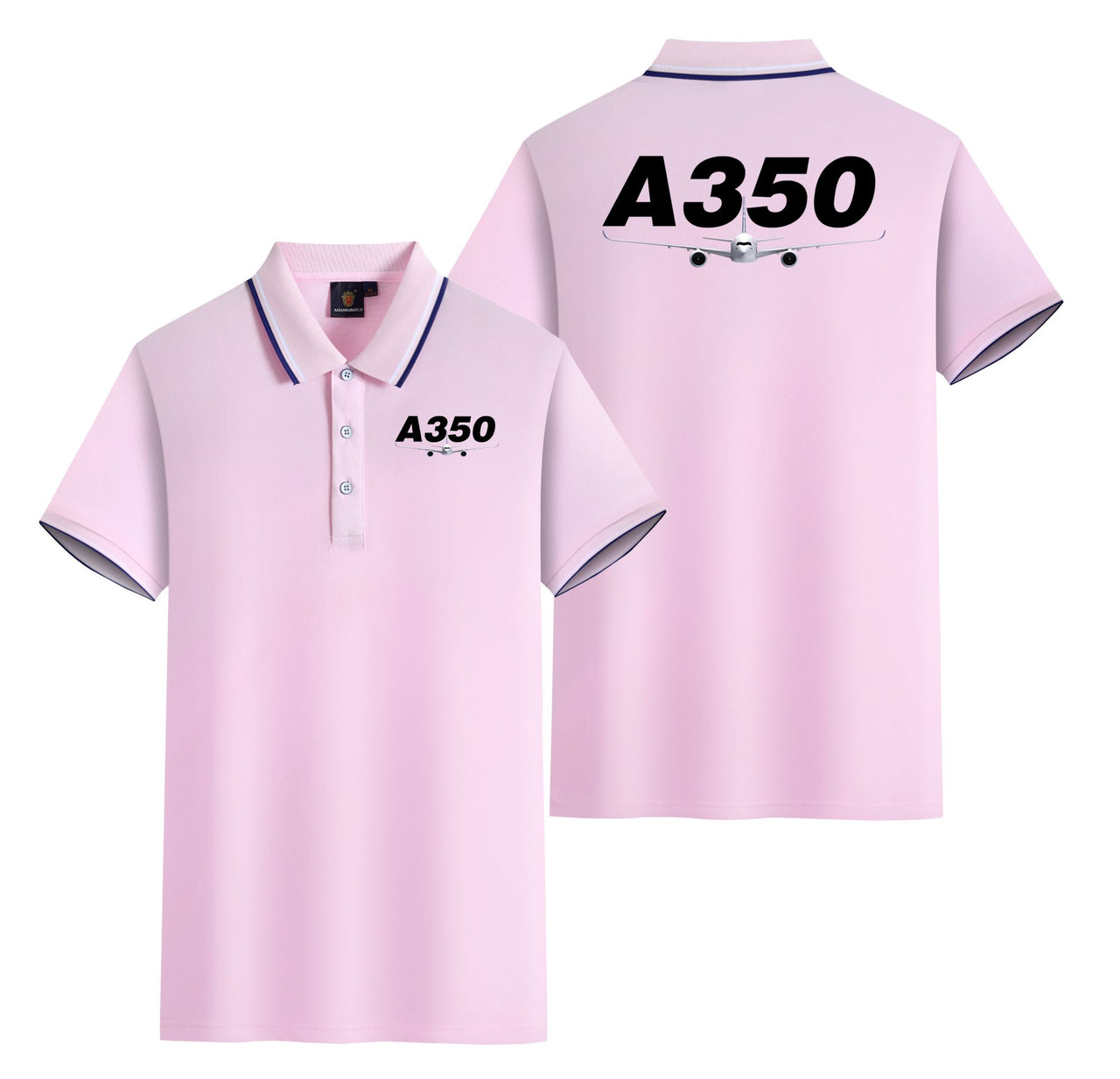 Super Airbus A350 Designed Stylish Polo T-Shirts (Double-Side)