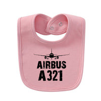 Thumbnail for Airbus A321 & Plane Designed Baby Saliva & Feeding Towels