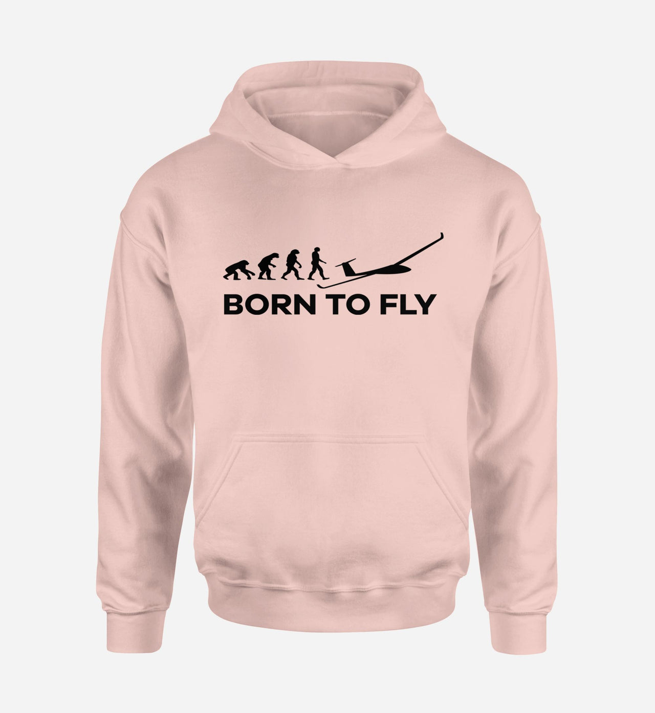 Born To Fly Glider Designed Hoodies