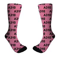 Thumbnail for A310 Flat Text Designed Socks