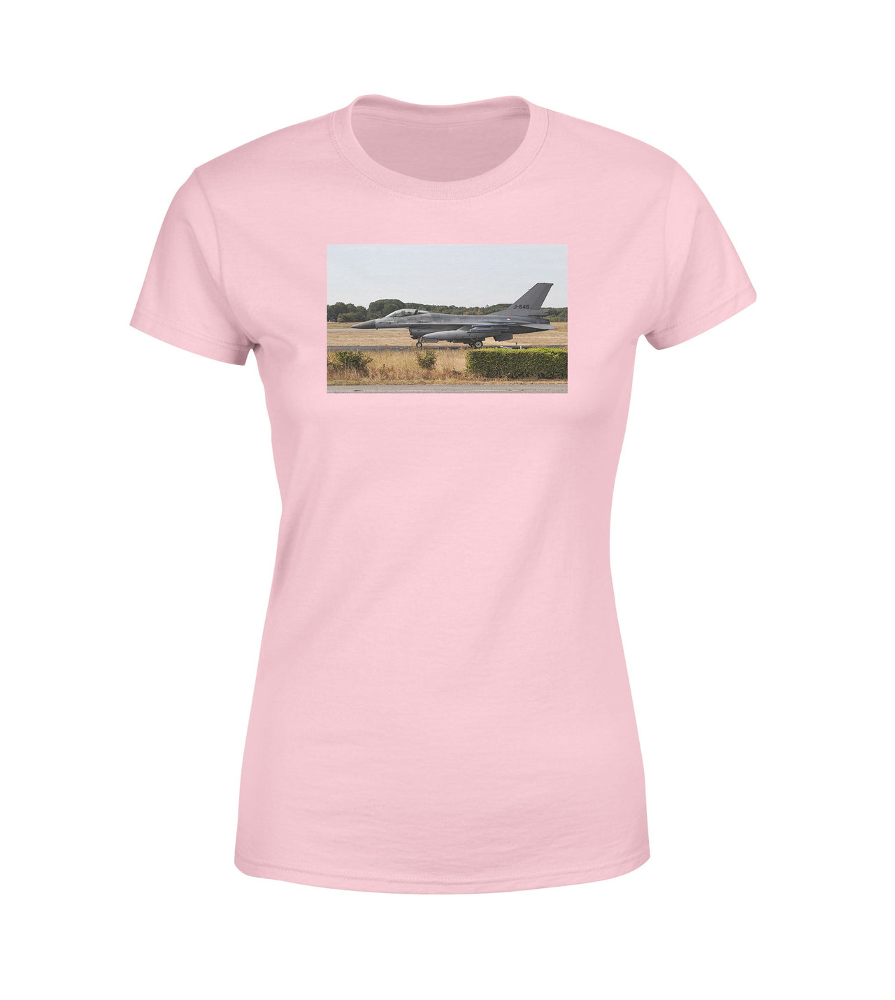 Fighter Jet 16 From Side Designed Women T-Shirts