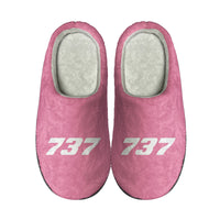 Thumbnail for 737 Flat Text Designed Cotton Slippers
