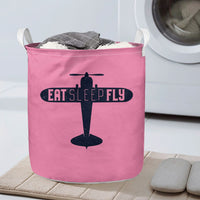 Thumbnail for Eat Sleep Fly & Propeller Designed Laundry Baskets