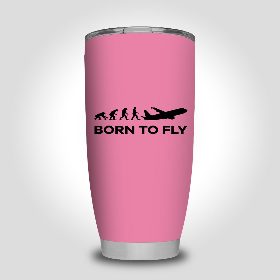 Born To Fly Designed Tumbler Travel Mugs
